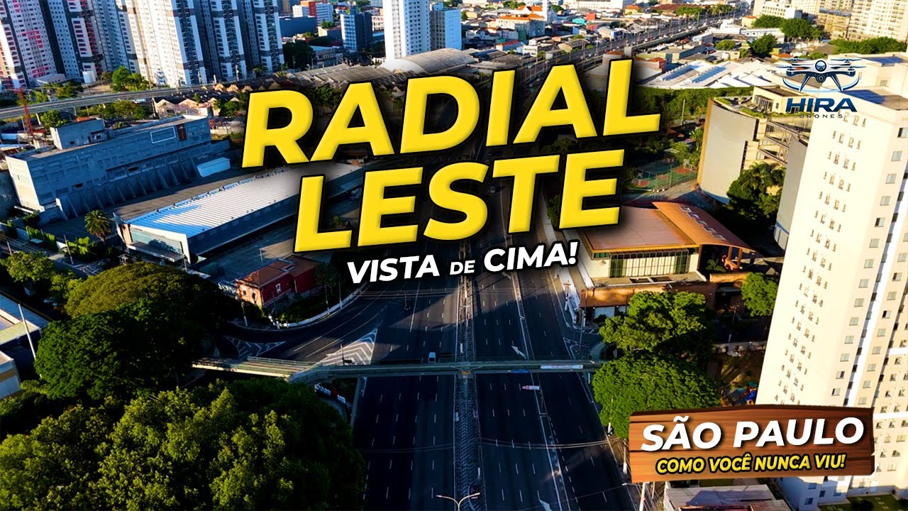 Radial Leste vista do céu | SP em sua forma mais real
