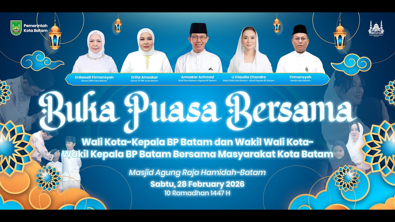 Buka Puasa Bersama Wali Kota dan Wakil Wali Kota Bersama Masyarakat Kota Batam