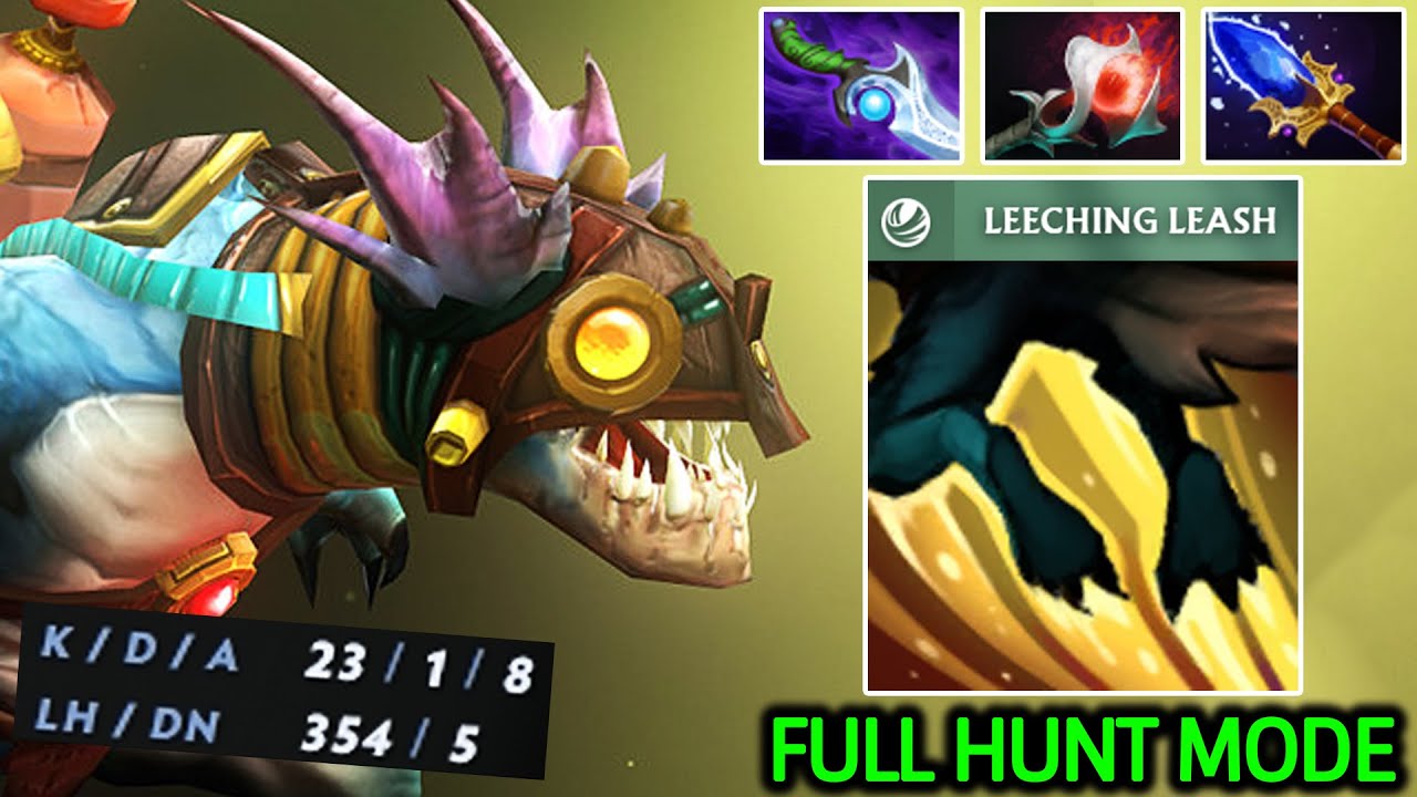 AGGRESSIVE SLARK MID FULL HUNT MODE &ndash; 23 KILLS MASS GANK! Dota 2