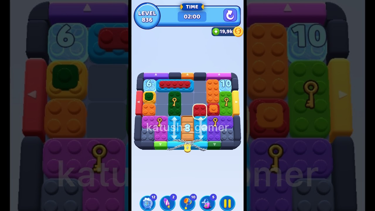 Color Block Jam 836 Level Walkthrough | Прохождение 836 уровня #games #gaming #colorblockjam836