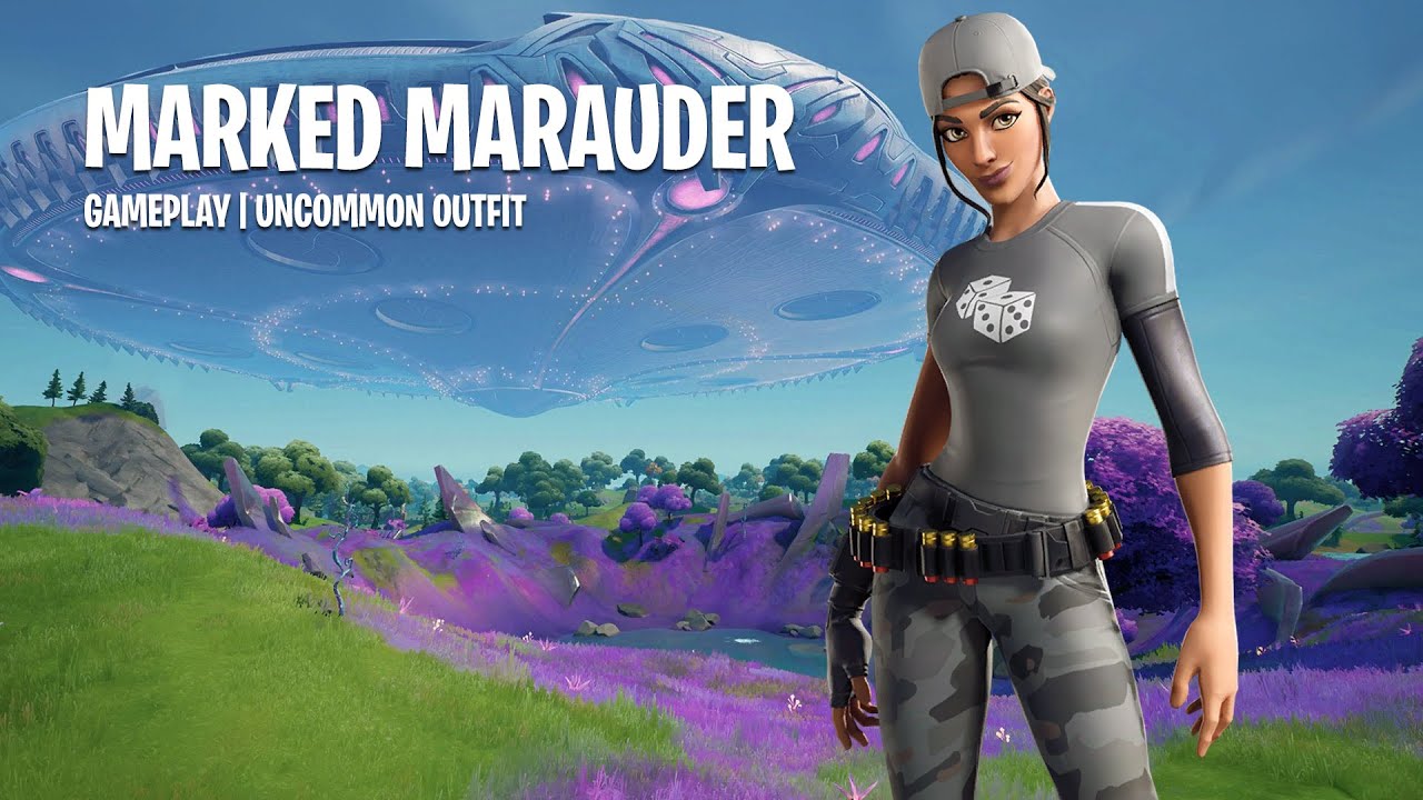 Gameplay Marked Marauder | Uncommon Outfit Skin | Fortnite
