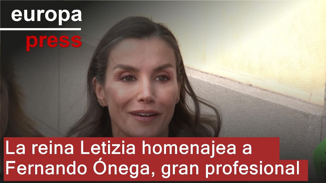 La reina Letizia recuerda a Fernando Ónega: 
