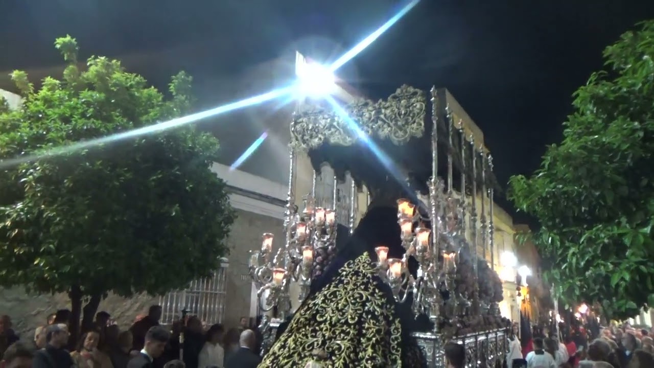 Virgen del Mayor Dolor (Hdad del Nazareno) por Carrera Oficial. Jueves Santo Puerto Real 2023
