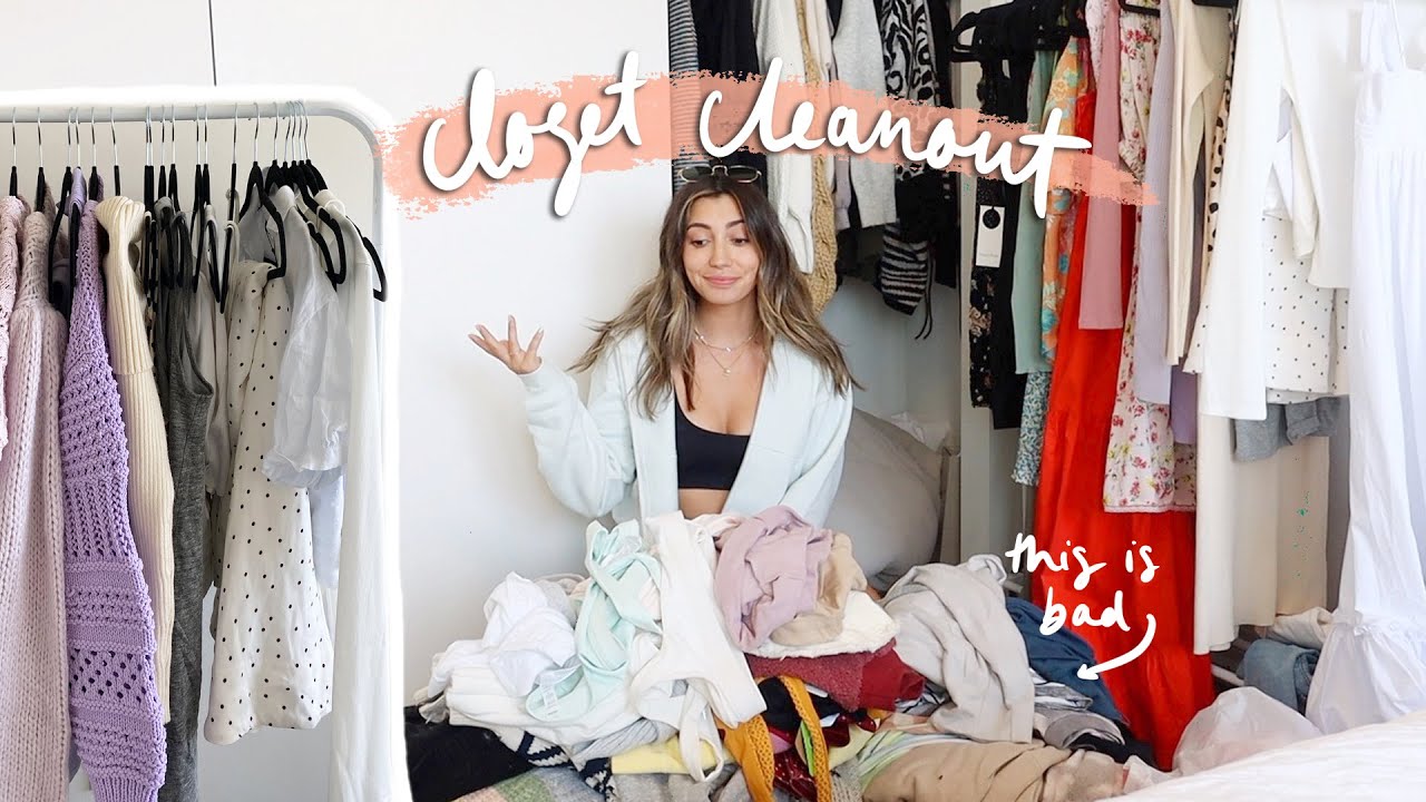 PREPARING TO MOVE!!! cleaning out my closet!