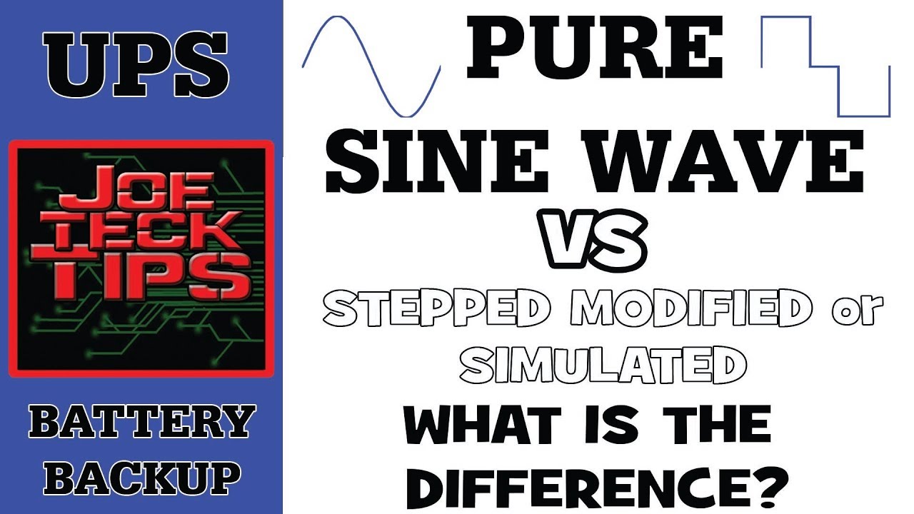 Pure Sine Wave vs modified whats the difference? | JoeteckTips