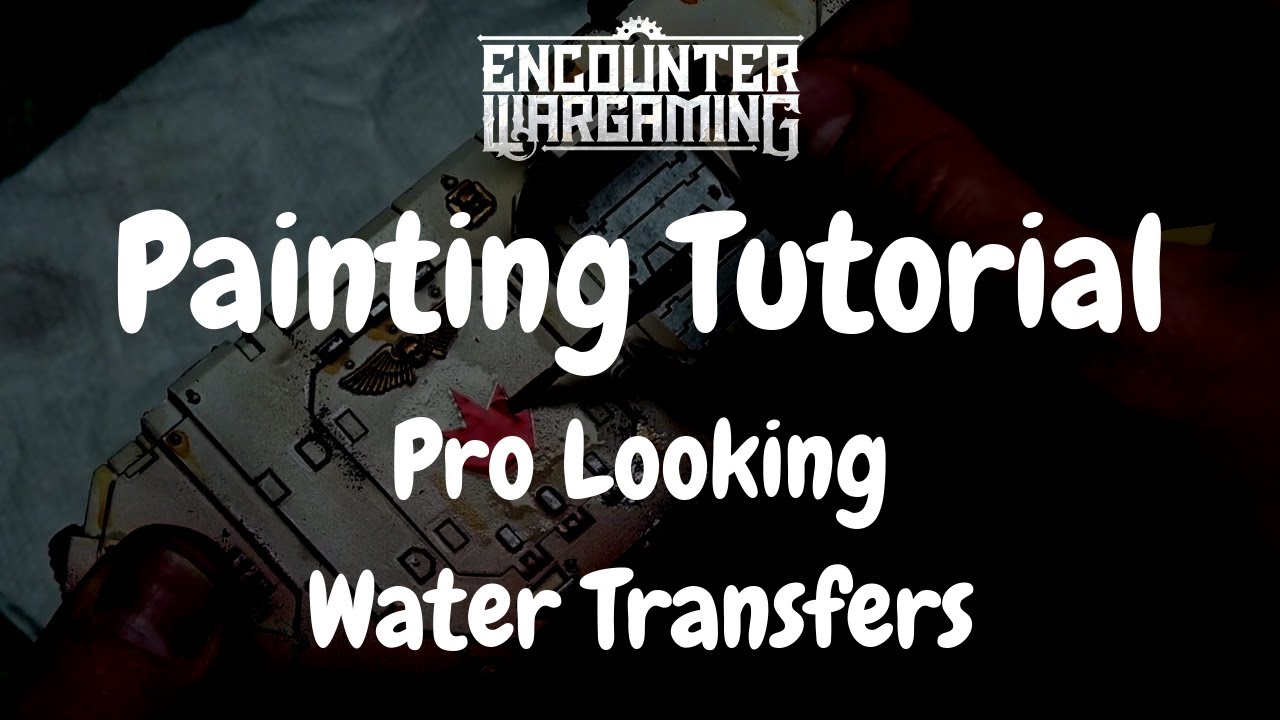 Hobby Tutorial: Water Transfer Decals - Application & Weathering