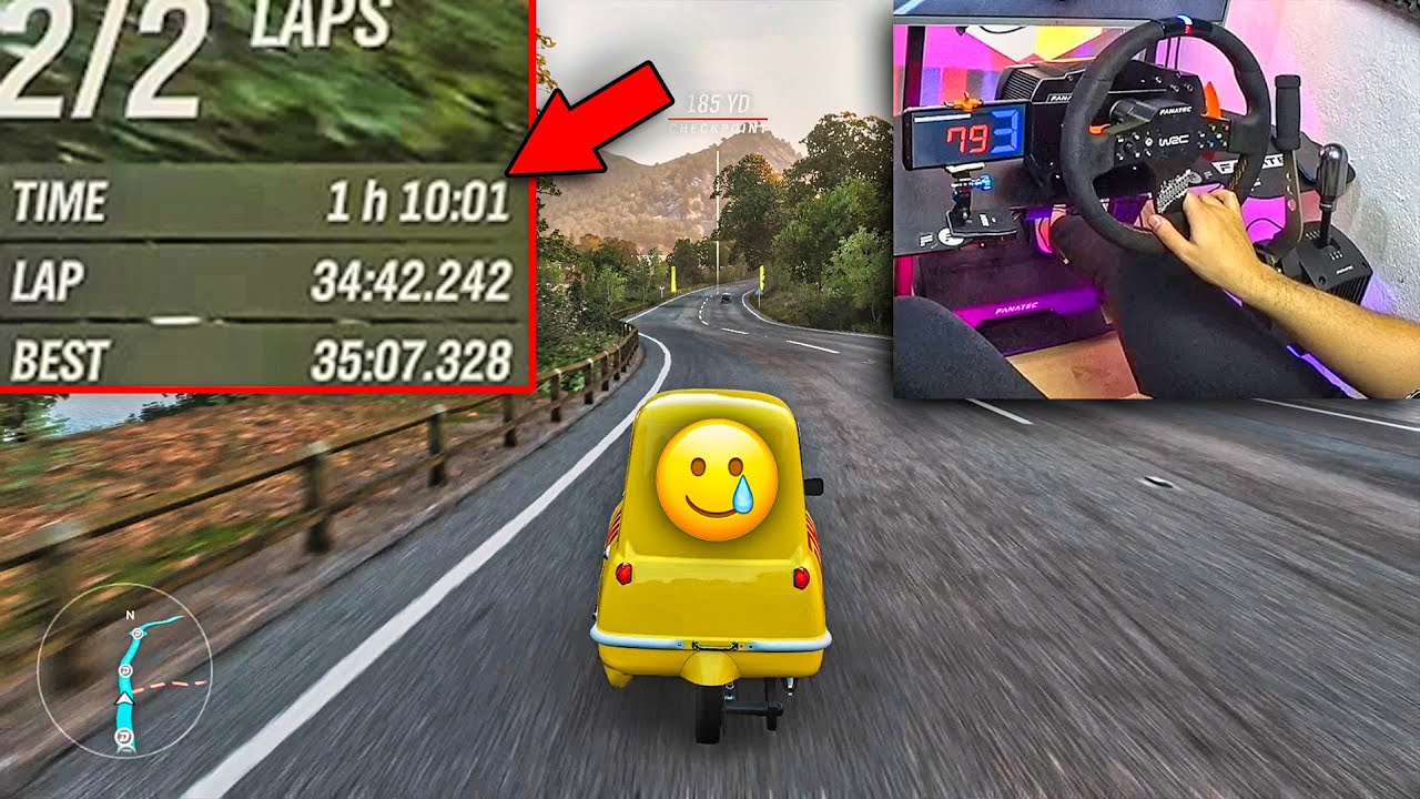 Forza Horizon 4 - PEEL P50 na GOLIATH! / Fanatec V2.5 H-Shifter