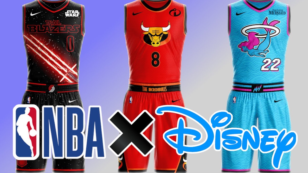 All 30 NBA Team Disney Uniform Concepts
