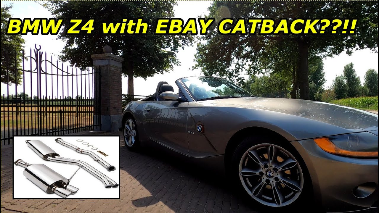 BMW Z4 2.5i with Ebay catback exhaust!