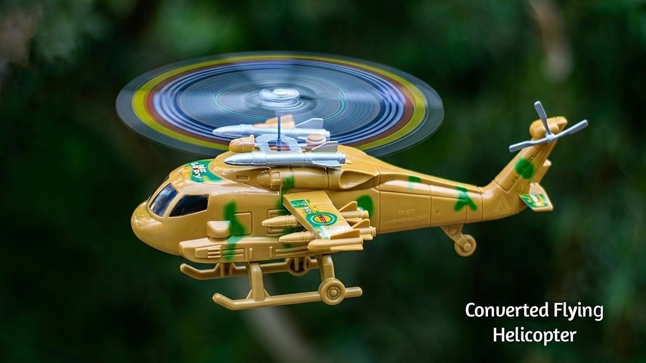 Jak zamienić zabawkowy helikopter w latający helikopter! Czy zabawkowy helikopter naprawdę potrafi latać? Obejrzyj to!