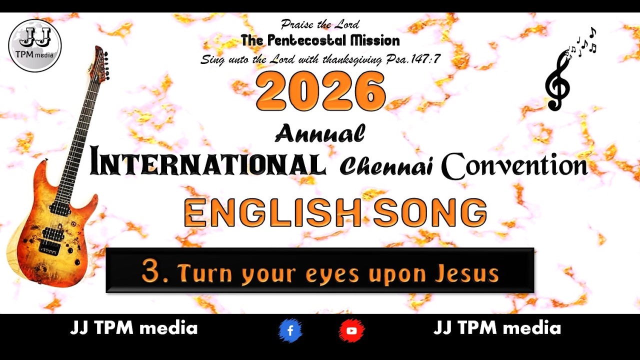 Английские песни TPM 2026 🎸 | 3 Turn your eyes | Английские песни с конвенции в Ченнаи 2026 | JJ ...
