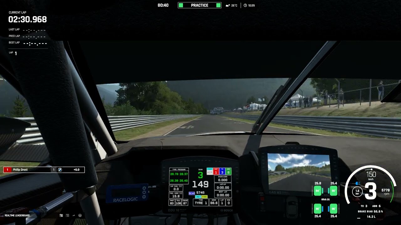 Assetto Corsa EVO BMW M4 GT3 Nordschleife Lap 6:40