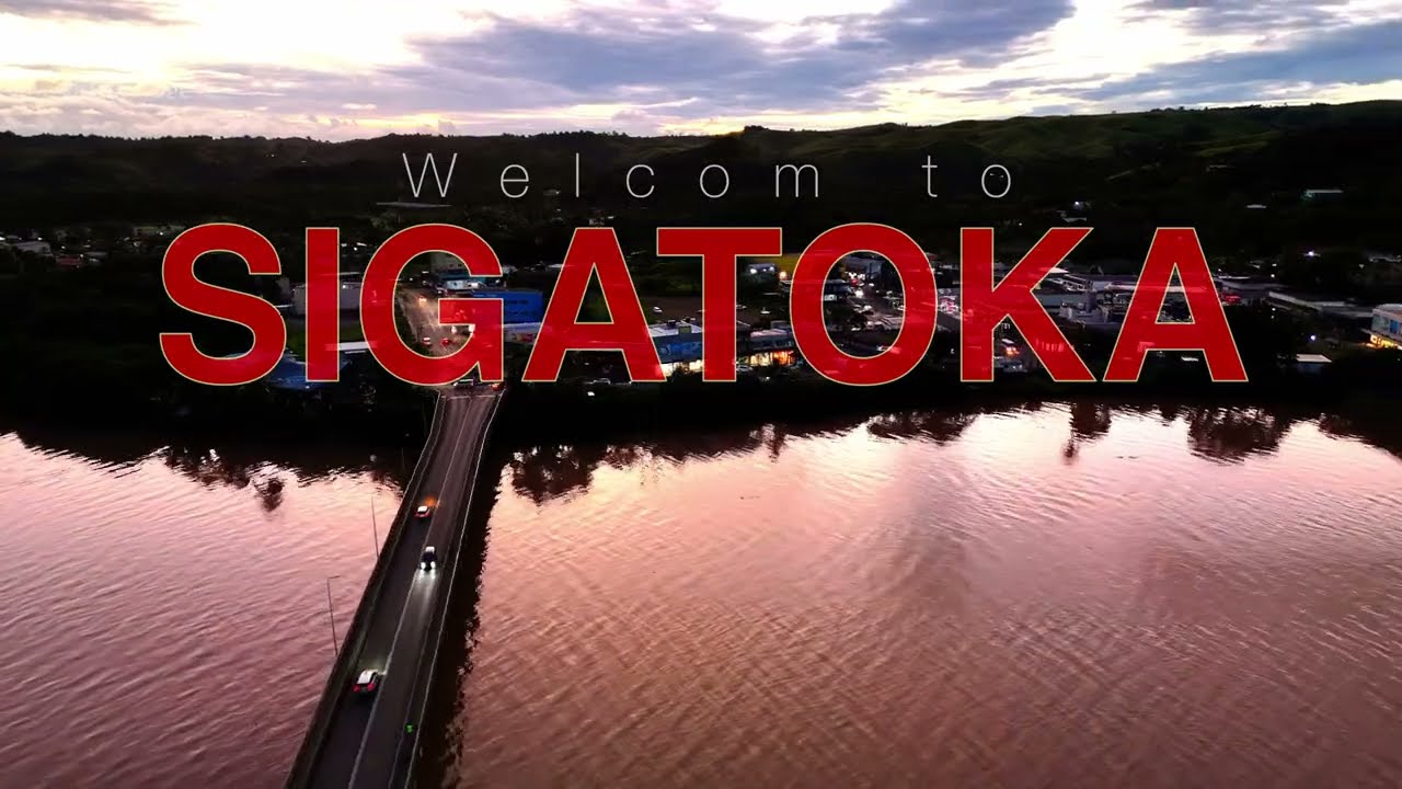 Sigatoka at Dusk &mdash; Aerial 4K | Fiji's Coral Coast Hidden Gem