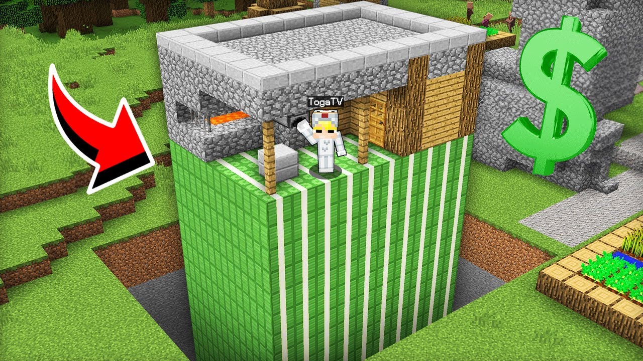 Tô Gà Phát Hiên 9.999.999$ Dưới Nhà Của Mình Trong Minecraft! 🤑🤑🤑