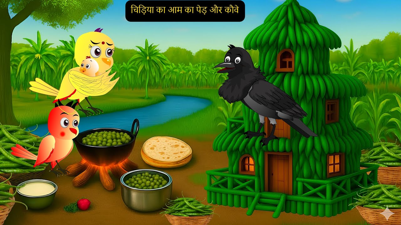 Chidiya Wala Cartoon | कार्टून चिड़िया | NewTuni Achi Cartoon | Hindi Kahani Dekhao | Chichu TV