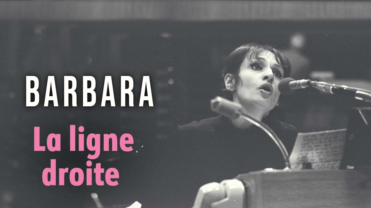 Barbara & Georges Moustaki - La ligne droite (Audio officiel)