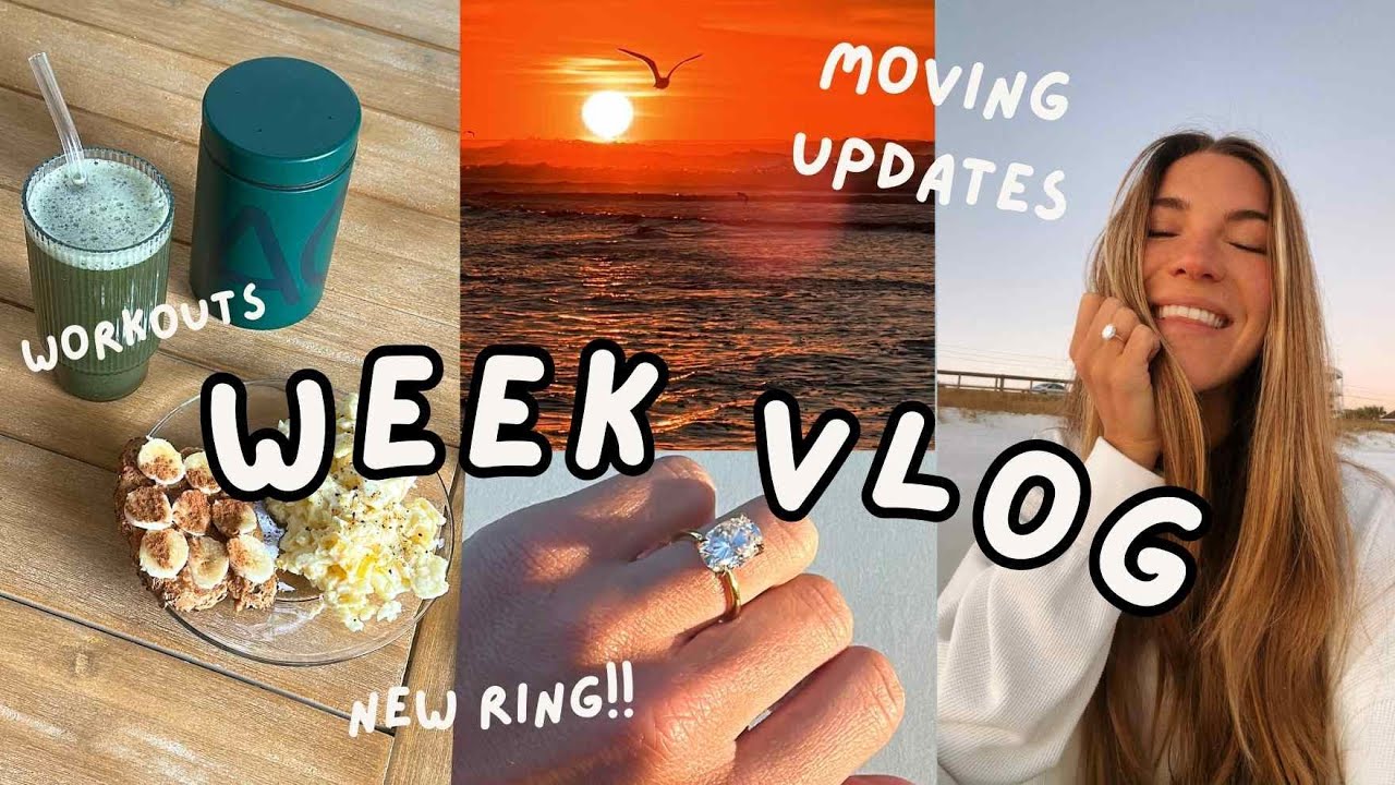 moving in, new engagement ring + new workout plan
