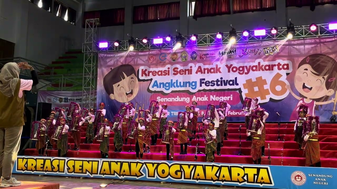 Lomba angklung TK B Tunas Harapan 1 2026. 