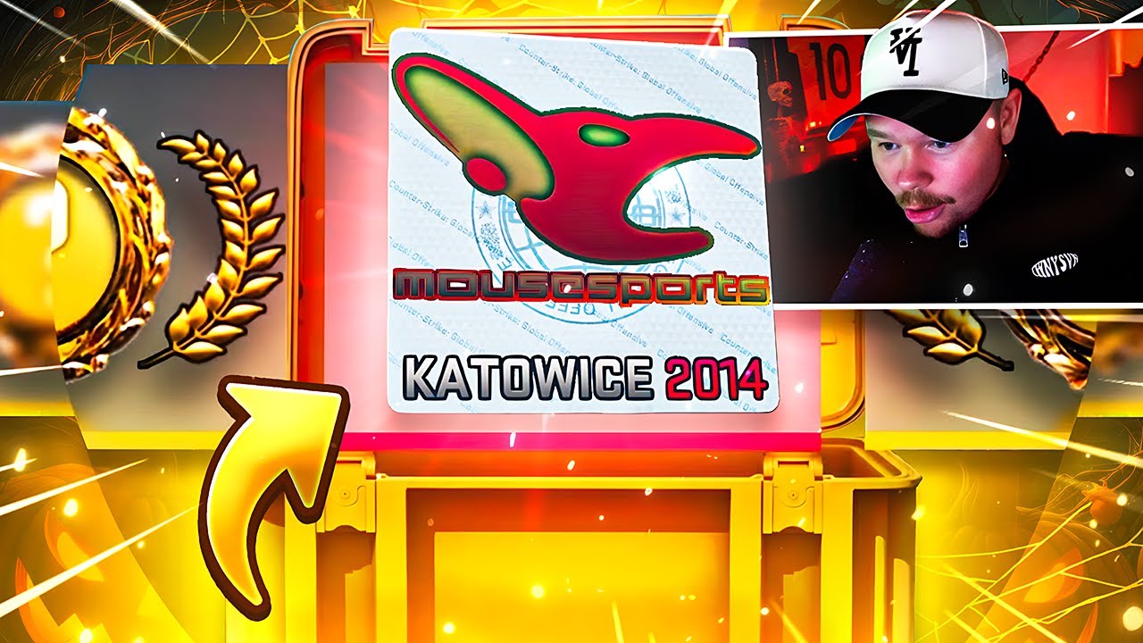 I unboxed this KATOWICE 2014 STICKER in CS2... ($8,000 ITEM TRADEUP UNBOXING)