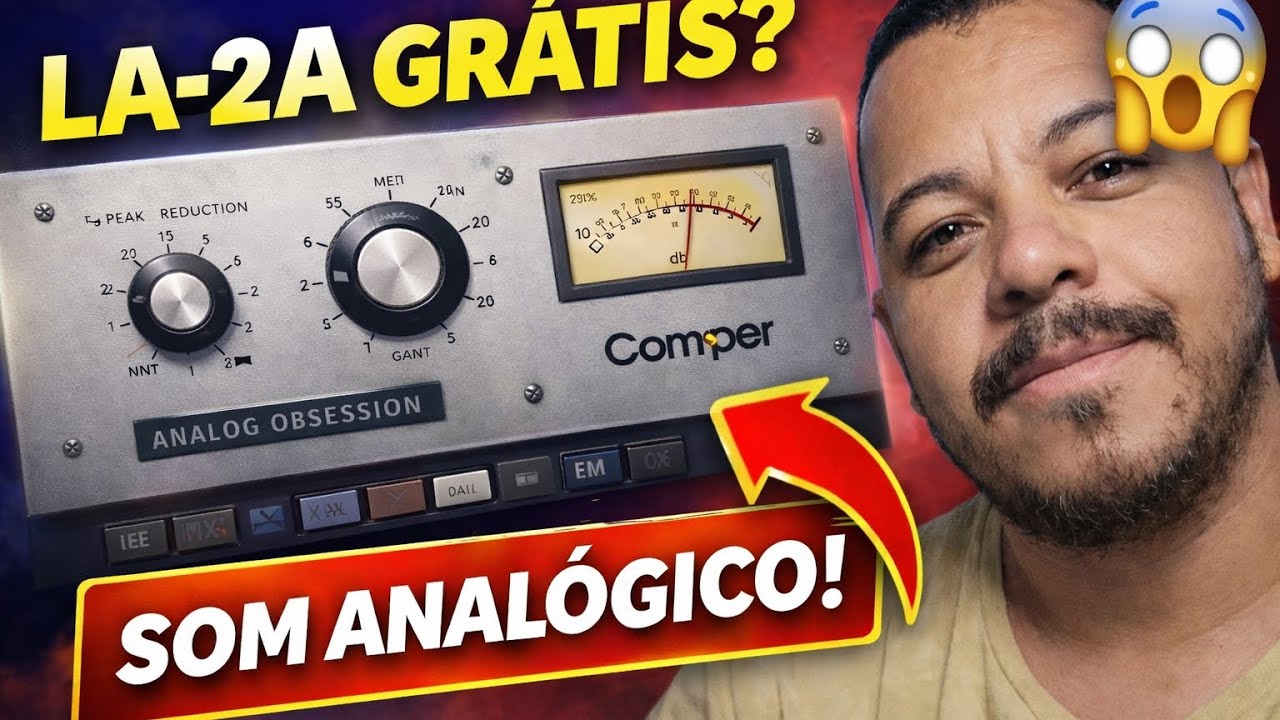 Esse LA-2A GRÁTIS tá humilhando plugin pago?! 😳🔥