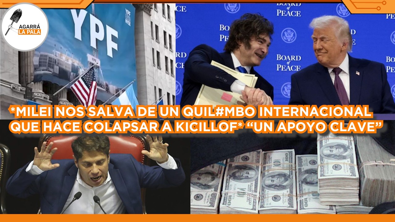 MILEI NOS SALVÓ DE QUIL*MBO INTERNACIONAL QUE HACE COLAPSAR A KICILLOF: 