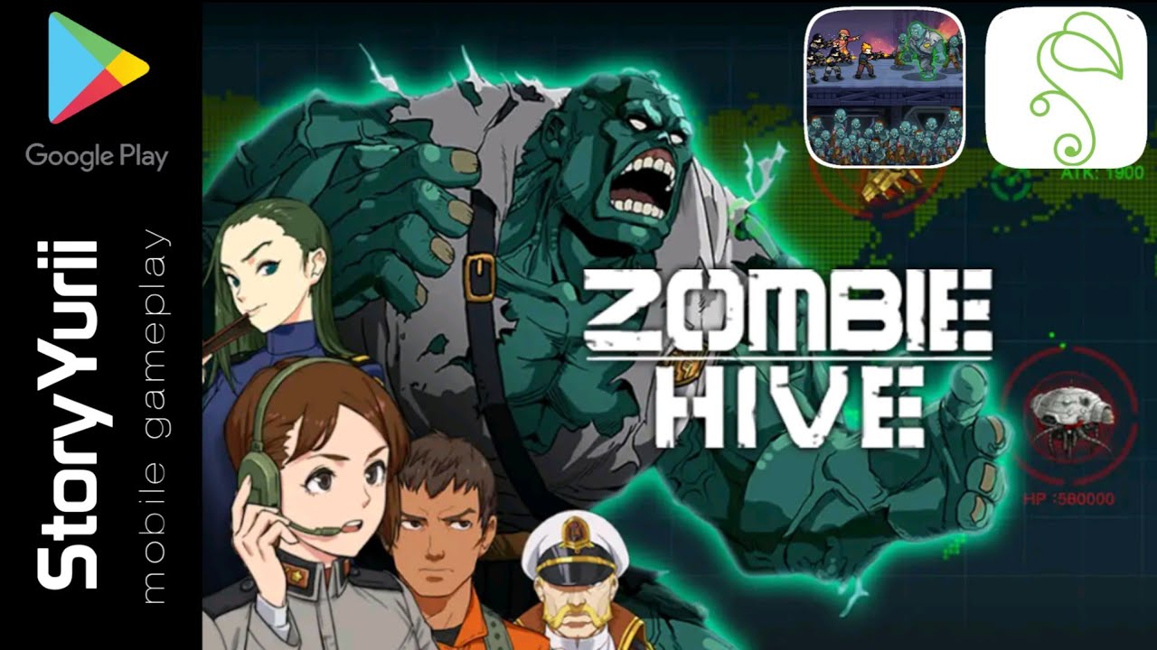 simulation offline games for android - Zombie Hive Gameplay