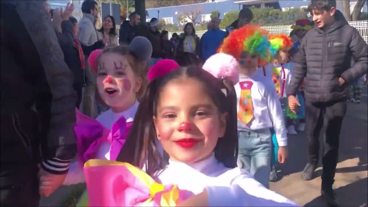Pasacalles del Colegio San Calixto celebrando el Carnaval 2023