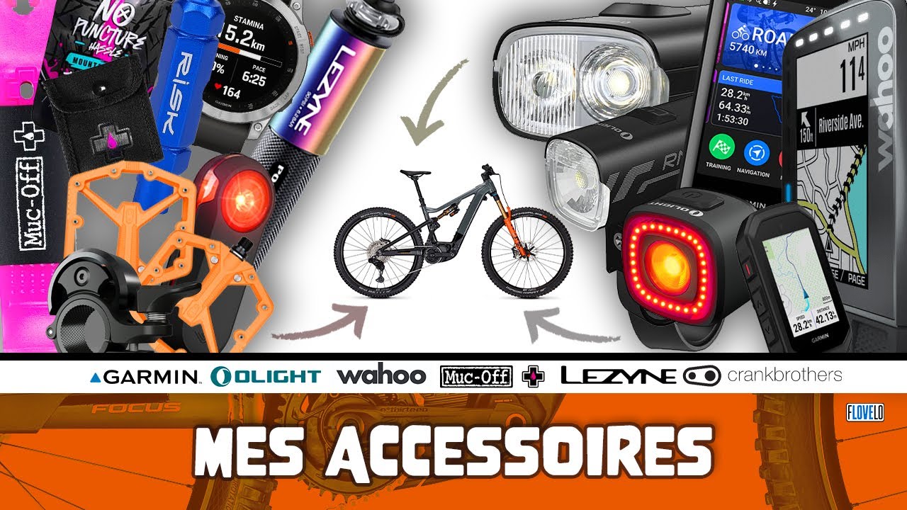 Mes accessoires en VTTAE  🛠 🔦 ⏱