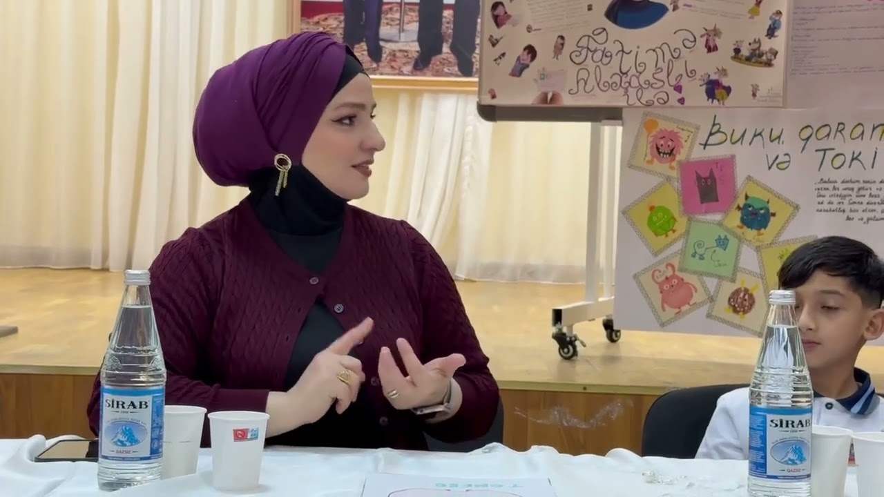 Fatimə Alxaz məktəbimizin qonağı oldu. Kitablarımızı imzaladı və suallarımızı cavabladı.