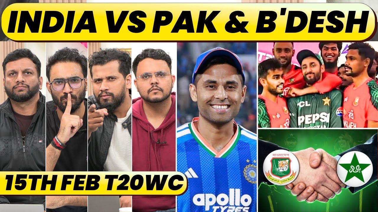 T20WC MATCH: INDIA VS PAKISTAN, IT'S POLITICAL. INDIA WILL BE FACING B'DESH & PAK IN COLOMBO