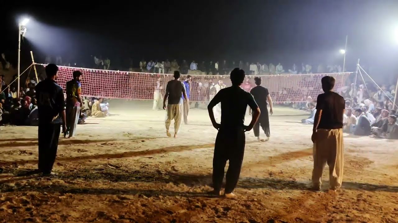 All Pakistan Volleyball match kashi taunsa club vs layyah club taunsa sharif match part 1