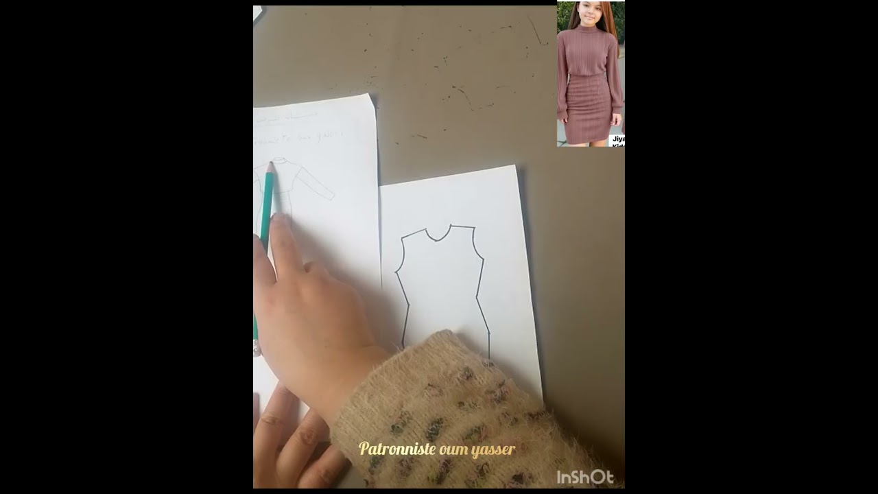  تصميم فساتين الصوف للبنات | باترون خطوة بخطوة