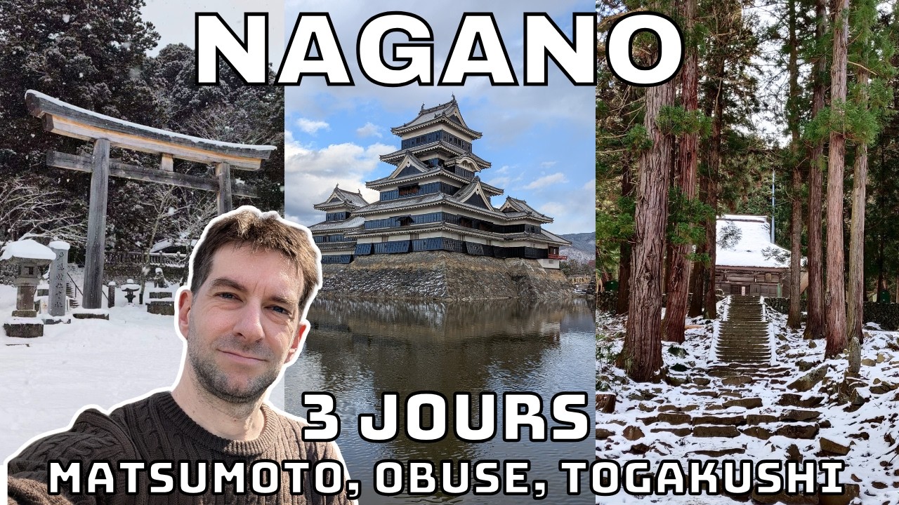 Itinéraire de 3 jours à Nagano en hiver : Matsumoto, Nagano, Obuse et Togakushi ! Récit de voyage 🇯🇵