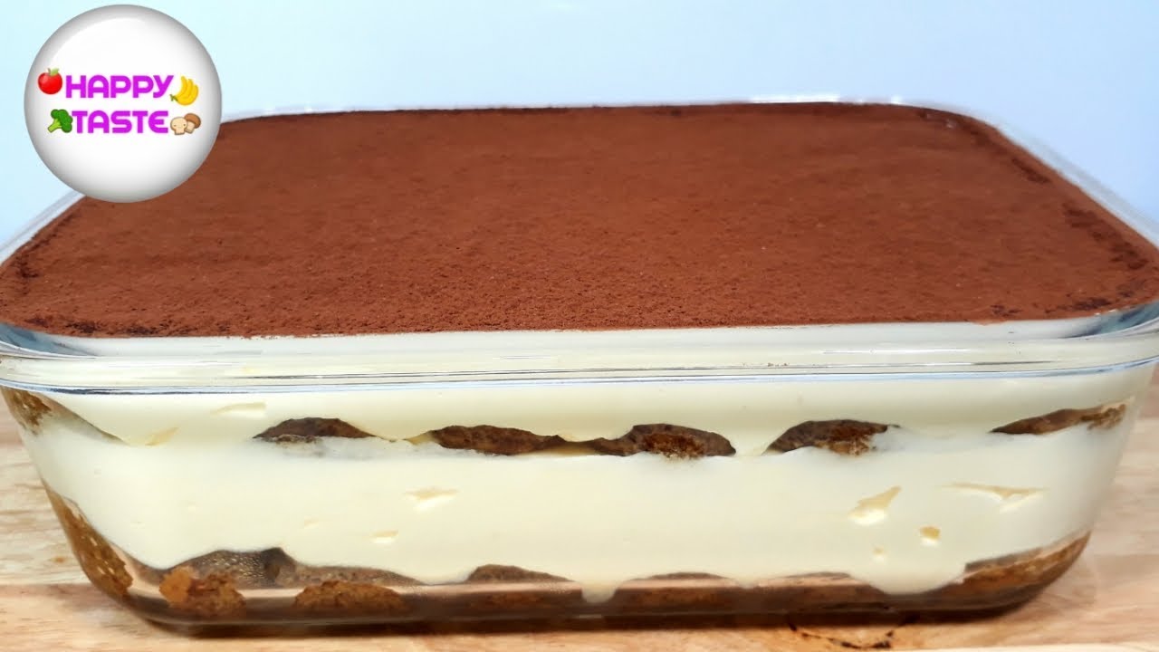ทีรามิสุทำง่ายๆไม่ใช้เตาอบ Tiramisu recipe | happytaste