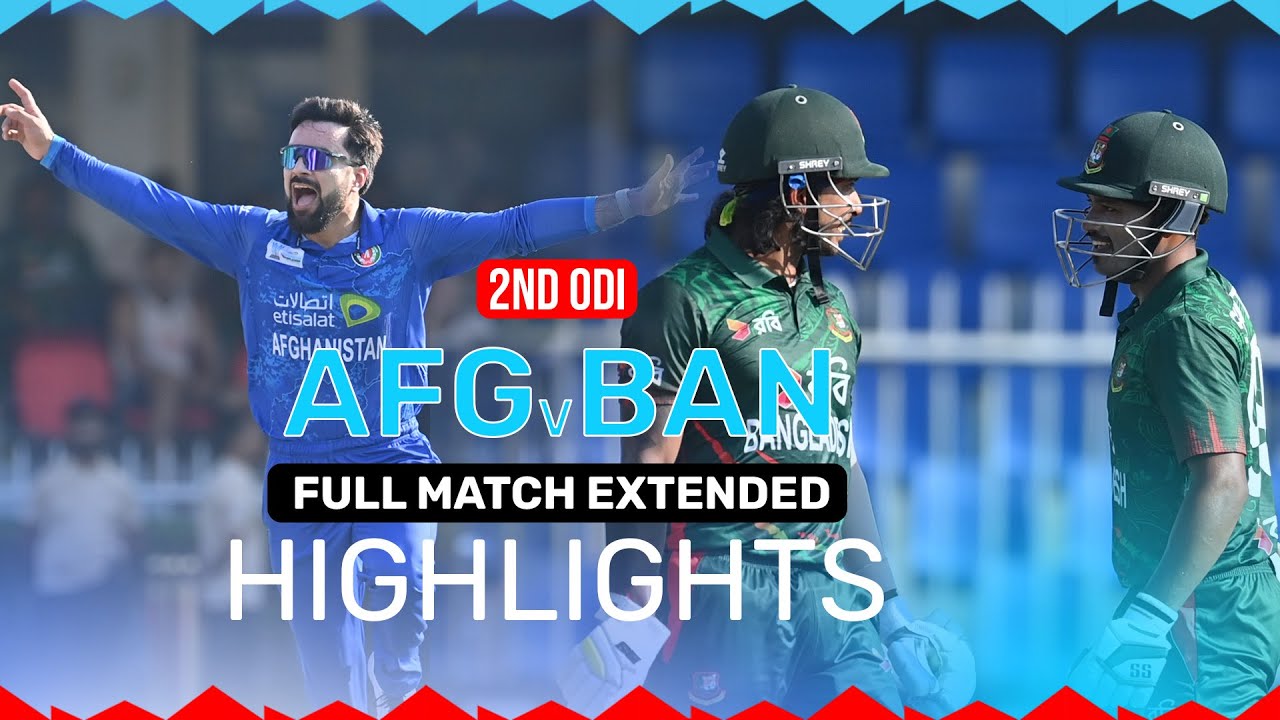 Bangladesh Beat Afghanistan to Level the Series | Full Match Extended Highlights | 2nd ODI | ACB