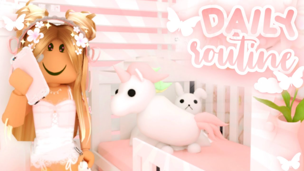 roblox: My NEW Daily Routine in Adopt Me! 🌸 | grace k ✧
