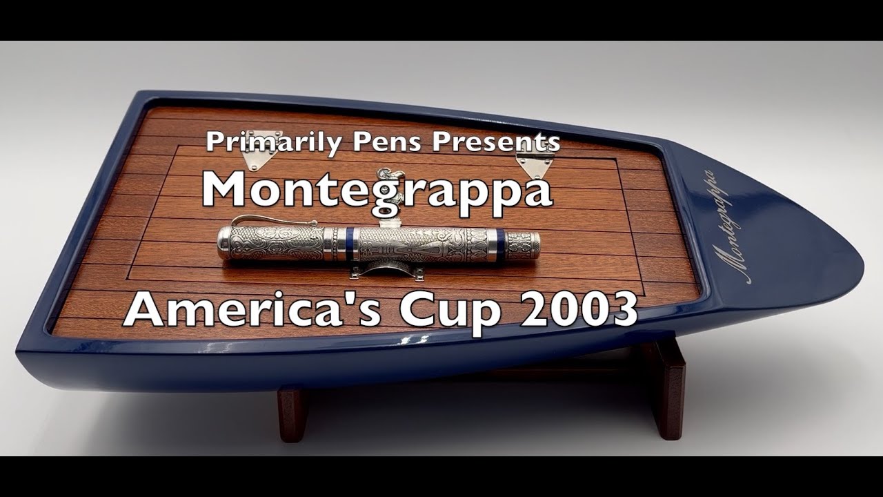 Quick look at the Montegrappa  America's Cup 2003 fountain pen