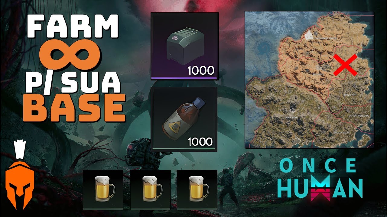 Como FARMAR Ácido, Combustível e Cerveja | Once Human