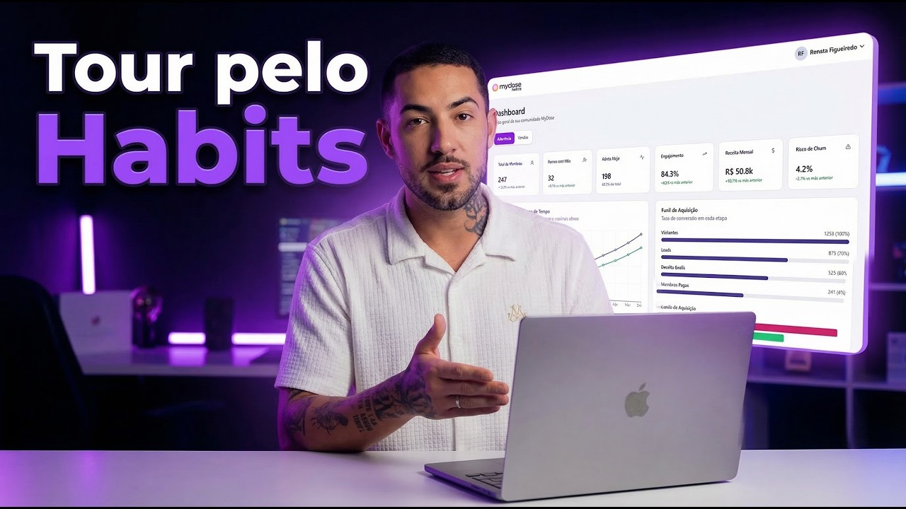 Tour pela nossa plataforma o Habits 3.0 - MyDose