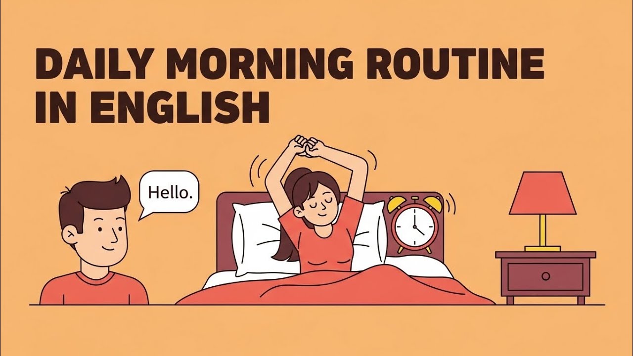 Daily Morning Routine in English | Easy Speaking Practice