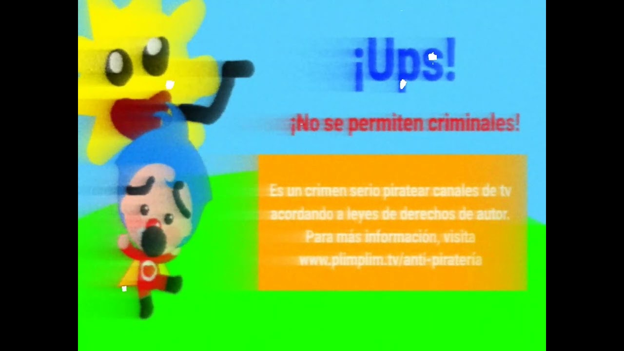 [FALSO] Pantalla Anti-Piratería De Plim Plim (Argentina, 2011-Presente)