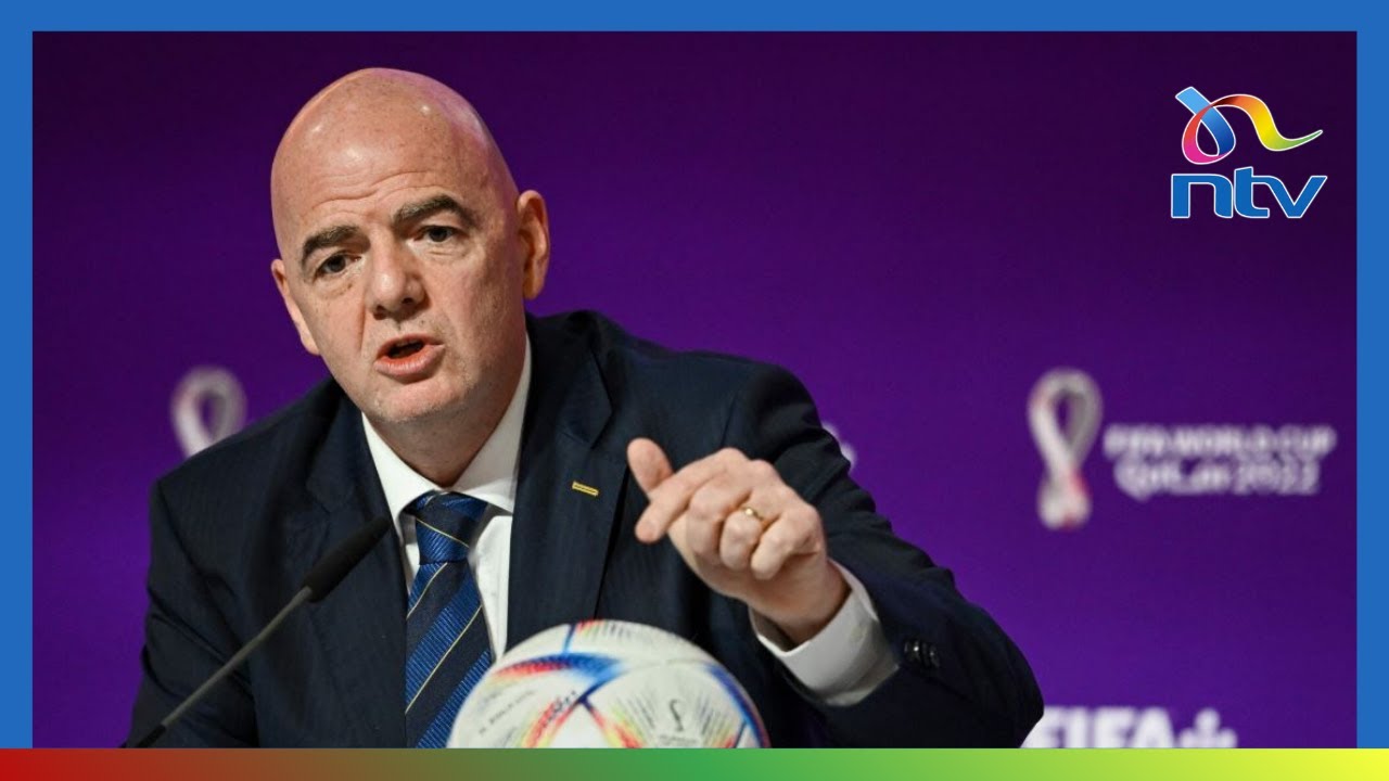 FIFA President Gianni Infantino jets into the country for CHAN finals