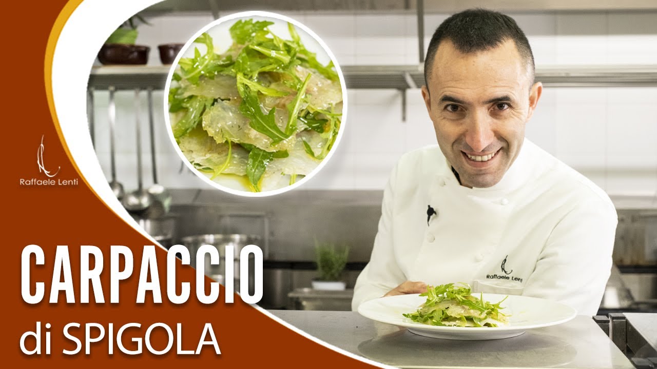 CARPACCIO di Spigola marinata - Una nuova videoricetta dello chef Raffaele Lenti