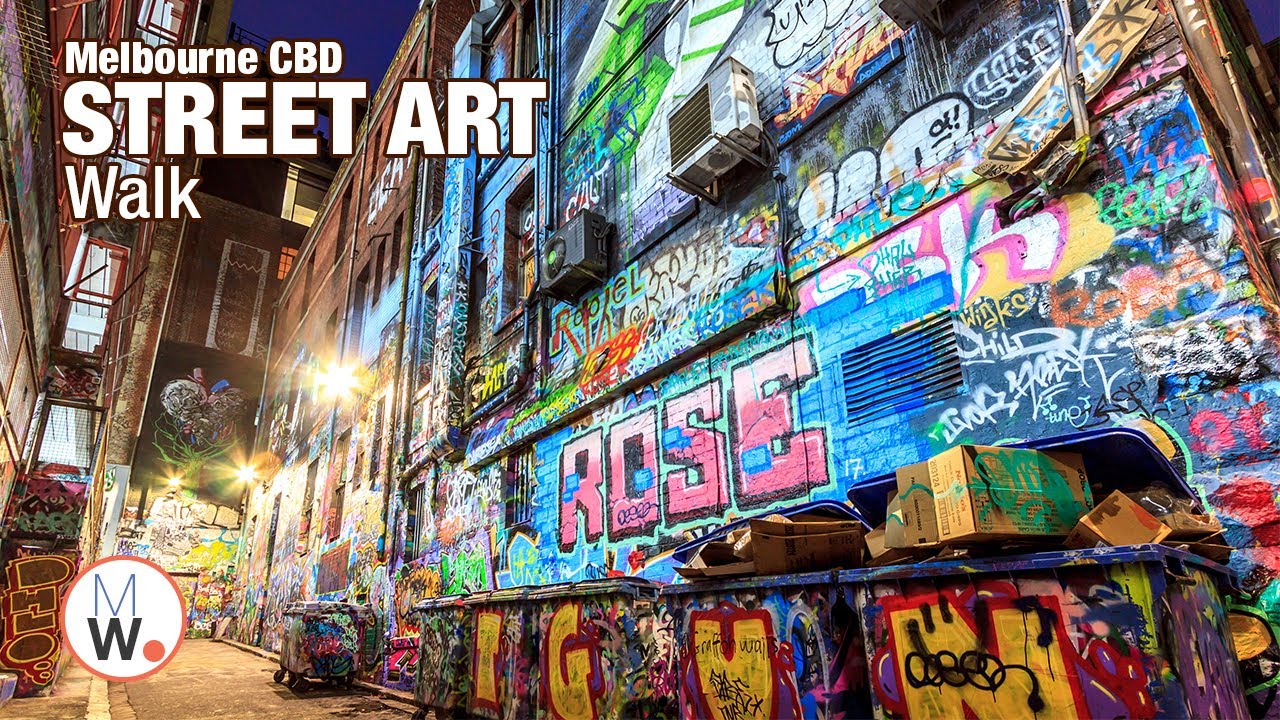 Melbourne CBD Graffiti/Street Art Walk🚶&zwj;♀️🎨【4k】