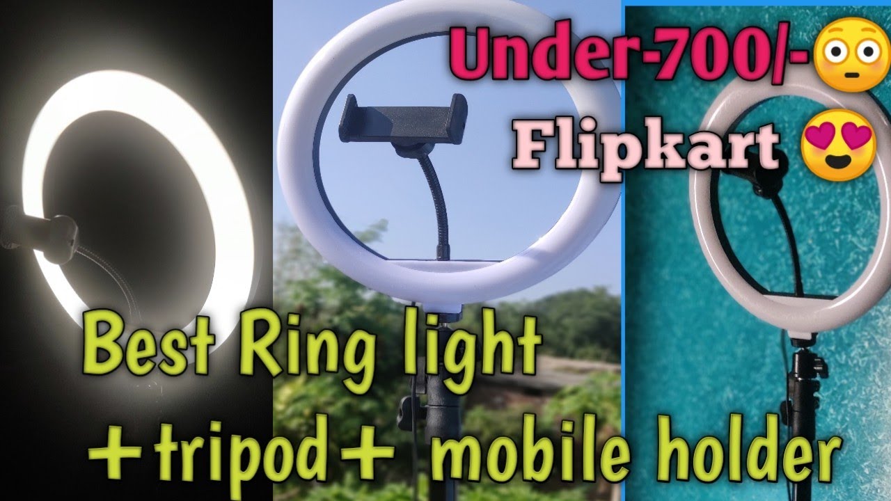 Flipkart Ring light unboxing video| Best cheapest ring light with tripod stand under 700 |Ring light