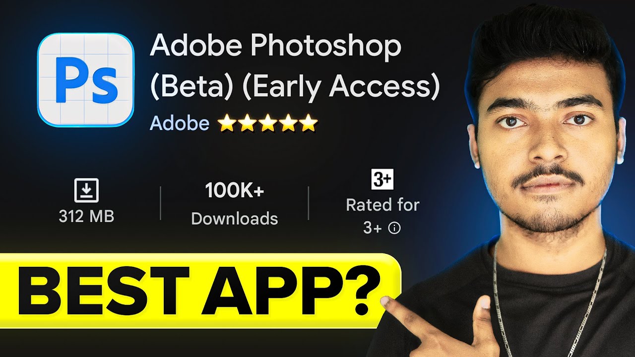 Adobe Photoshop Android &ndash; Best App for Mobile Designers? | Avijit The Genius 🔥