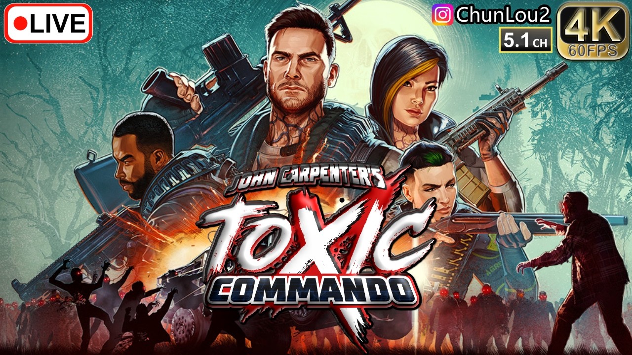 今日開唔開到超困難模式  John Carpenter's Toxic Commando 5.1ch | 4K60