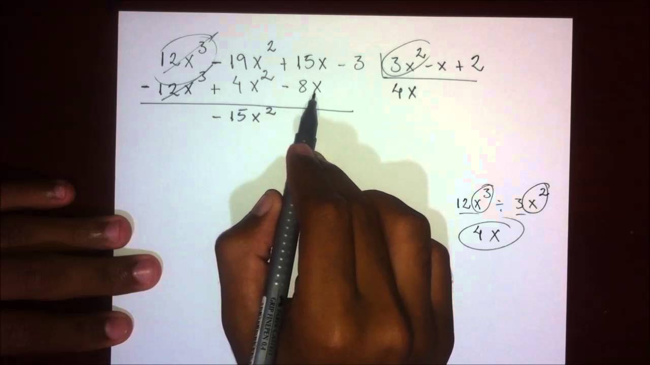 CONEX&Atilde;O MATEM&Aacute;TICA  Divis&atilde;o Polinomial (M&eacute;todo da Chave)