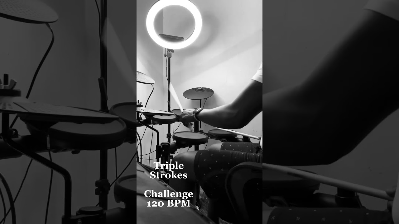 LEARN DRUM WITH LARRY TRIPLET EXERCISE 