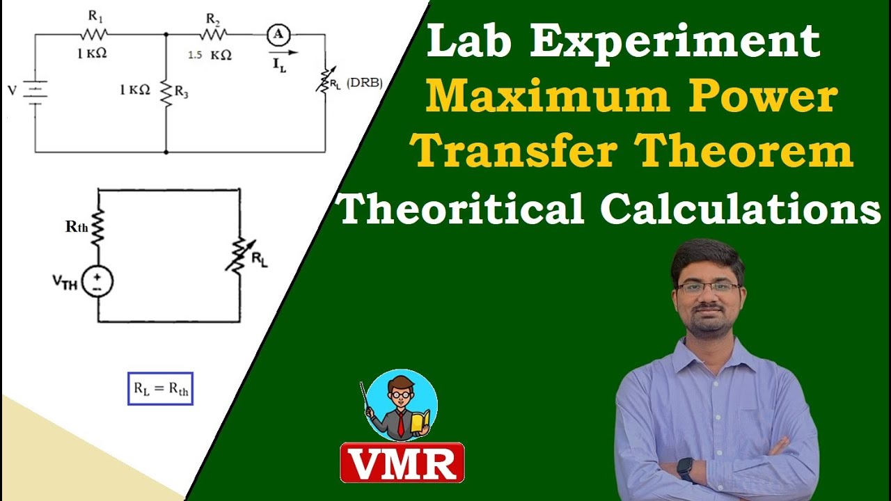 14.Maximum power Transfer theorem Theoretical Calculations | BEE | BEEE Lab | JNTU | Autonomous